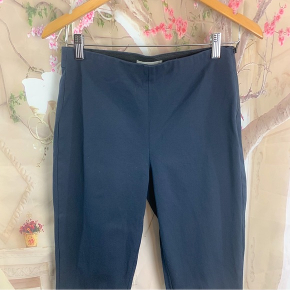 NEW Everlane Cotton Stretch Side Zip Trousers in Navy - Picture 3 of 10
